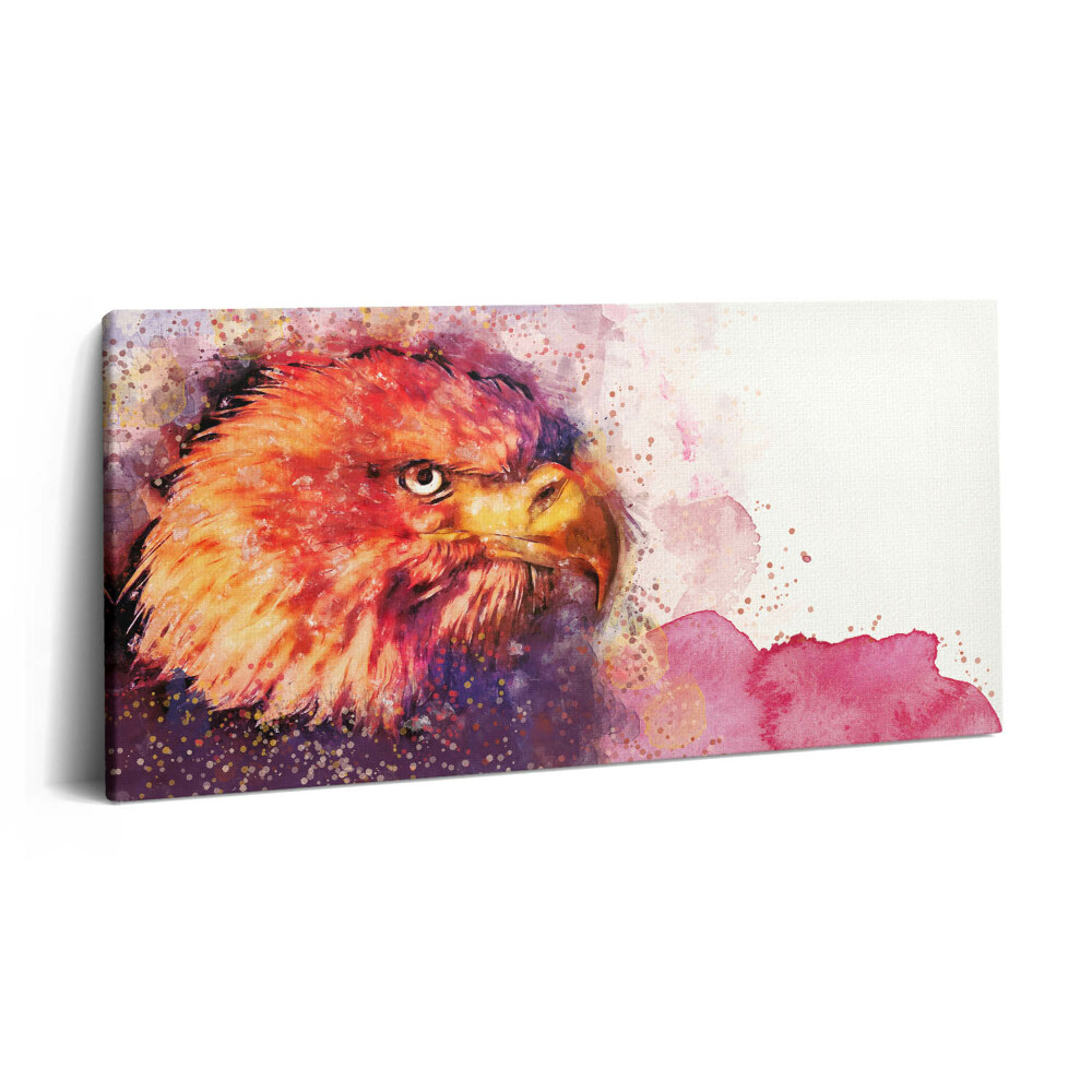 Vászonkép nyomtatás 120x60 Akvarell sas madár