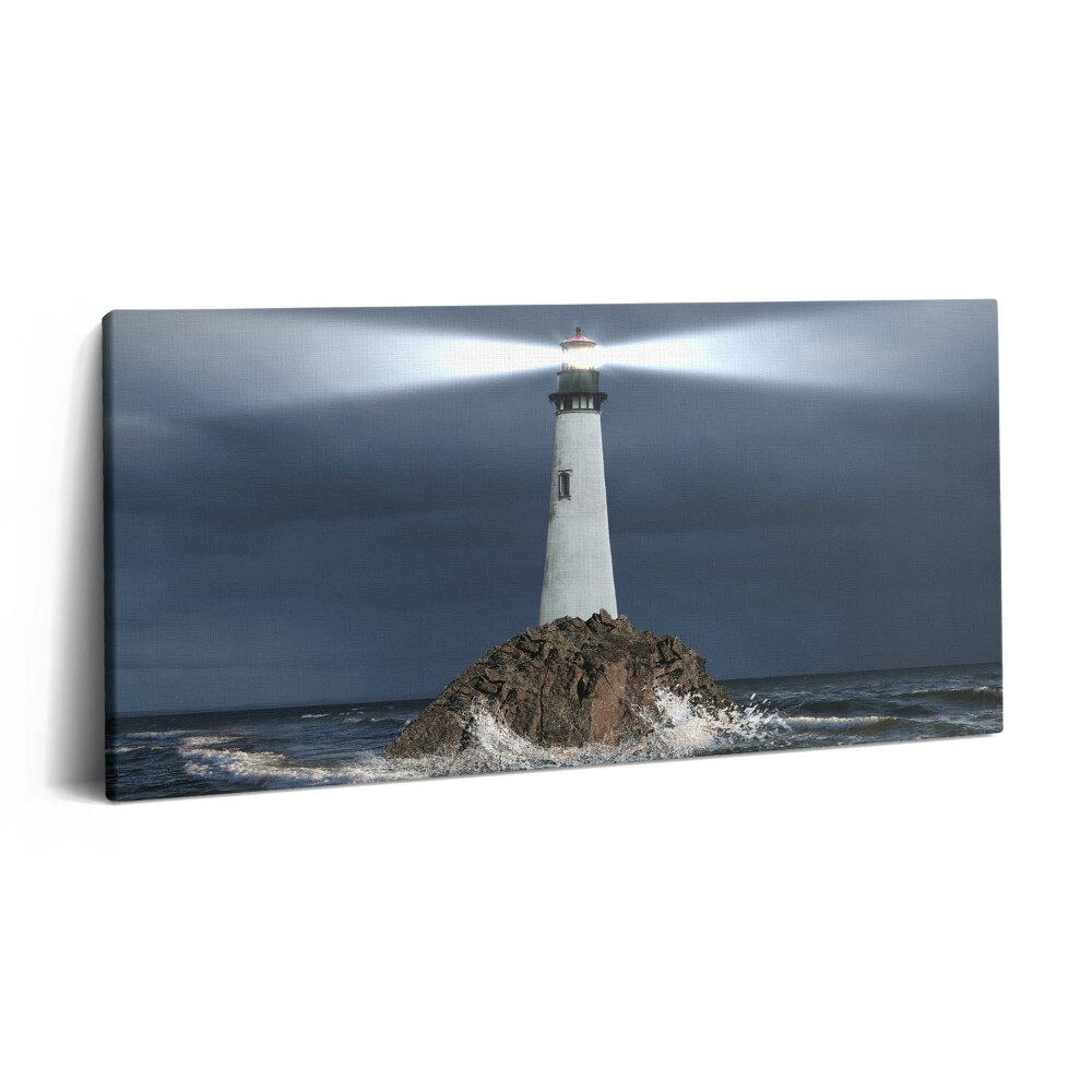 Vászonkép nyomtatás 120x60 Világítótorony