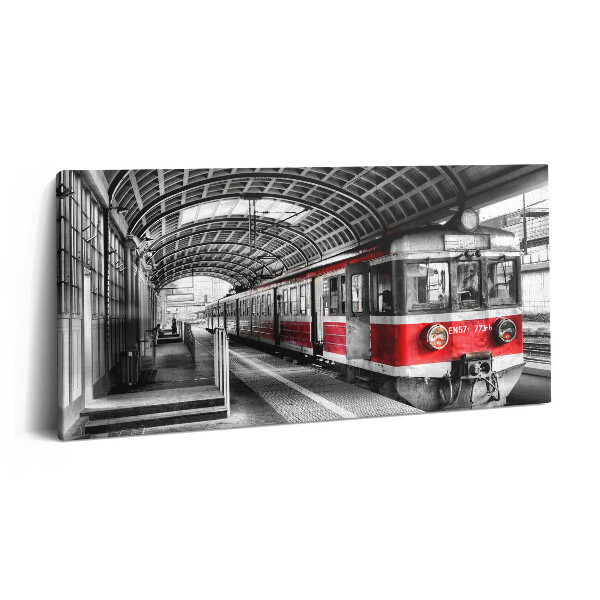 Vászonkép nyomtatás 120x60 Régi vasúti peron