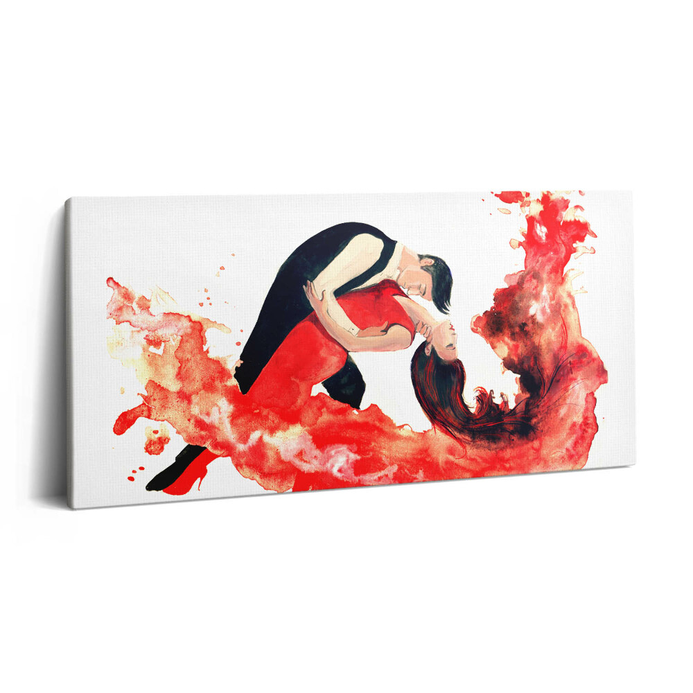Vászonkép nyomtatás 120x60 Érzéki tangó tele érzelmekkel