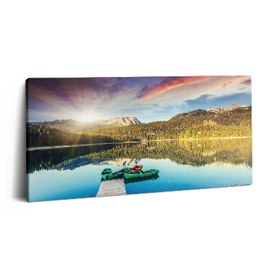 Vászonkép nyomtatás 120x60 Folyami tájkép