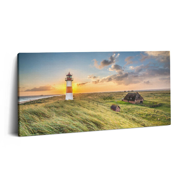 Vászonkép nyomtatás 120x60 A sylt-i világítótorony neve