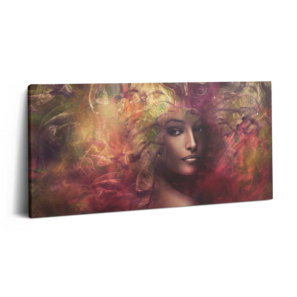 Vászonkép nyomtatás 120x60 Egy nő portréja