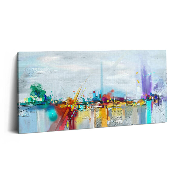 Vászonkép nyomtatás 120x60 Absztrakt híd