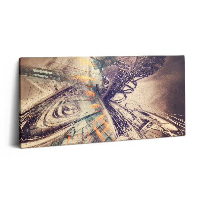 Vászonkép nyomtatás 120x60 Absztrakt mechanizmus