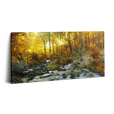 Vászonkép nyomtatás 120x60 őszi erdő