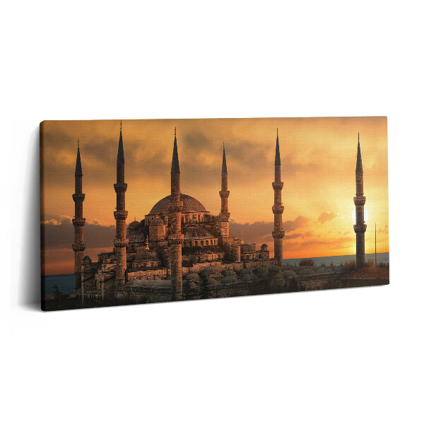 Vászonkép nyomtatás 120x60 Mecset Isztambulban