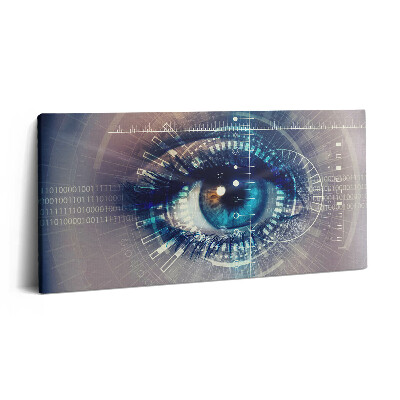 Vászonkép nyomtatás 120x60 Egy nő szemei