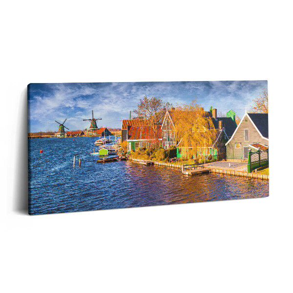 Vászonkép nyomtatás 120x60 Hollandia építészete