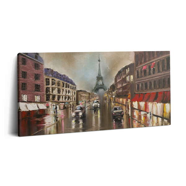 Vászonkép nyomtatás 120x60 A franciaországi Párizs