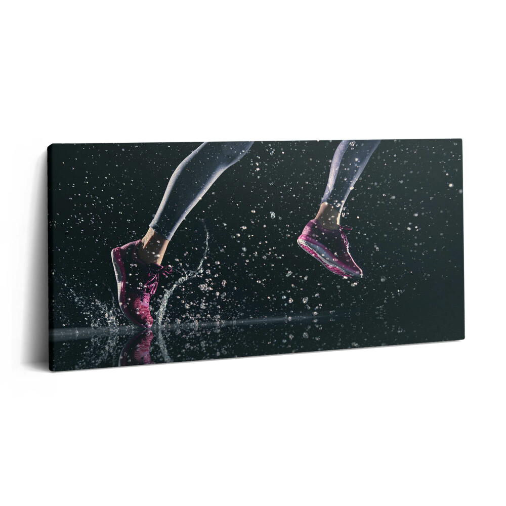 Vászonkép nyomtatás 120x60 Egészséges életmód - futás