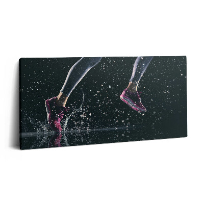 Vászonkép nyomtatás 120x60 Egészséges életmód - futás