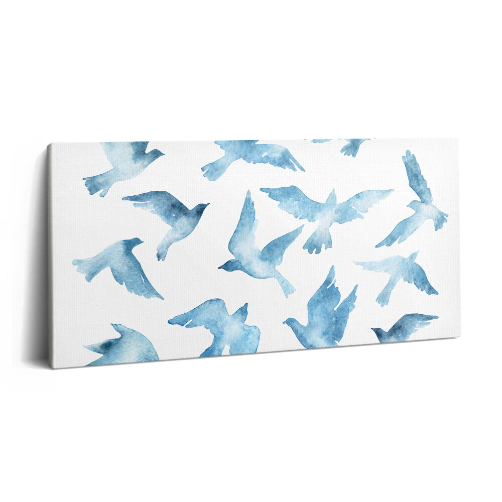 Vászonkép nyomtatás 120x60 A levegőben repülő madarak
