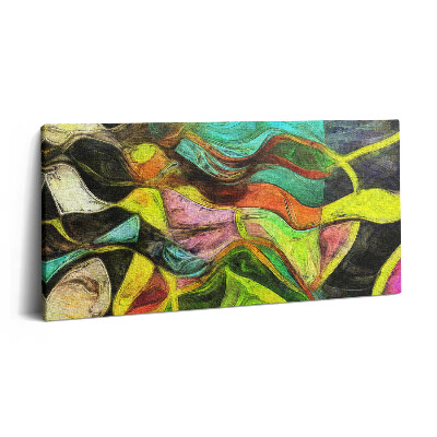 Vászonkép nyomtatás 120x60 Művészi zavar