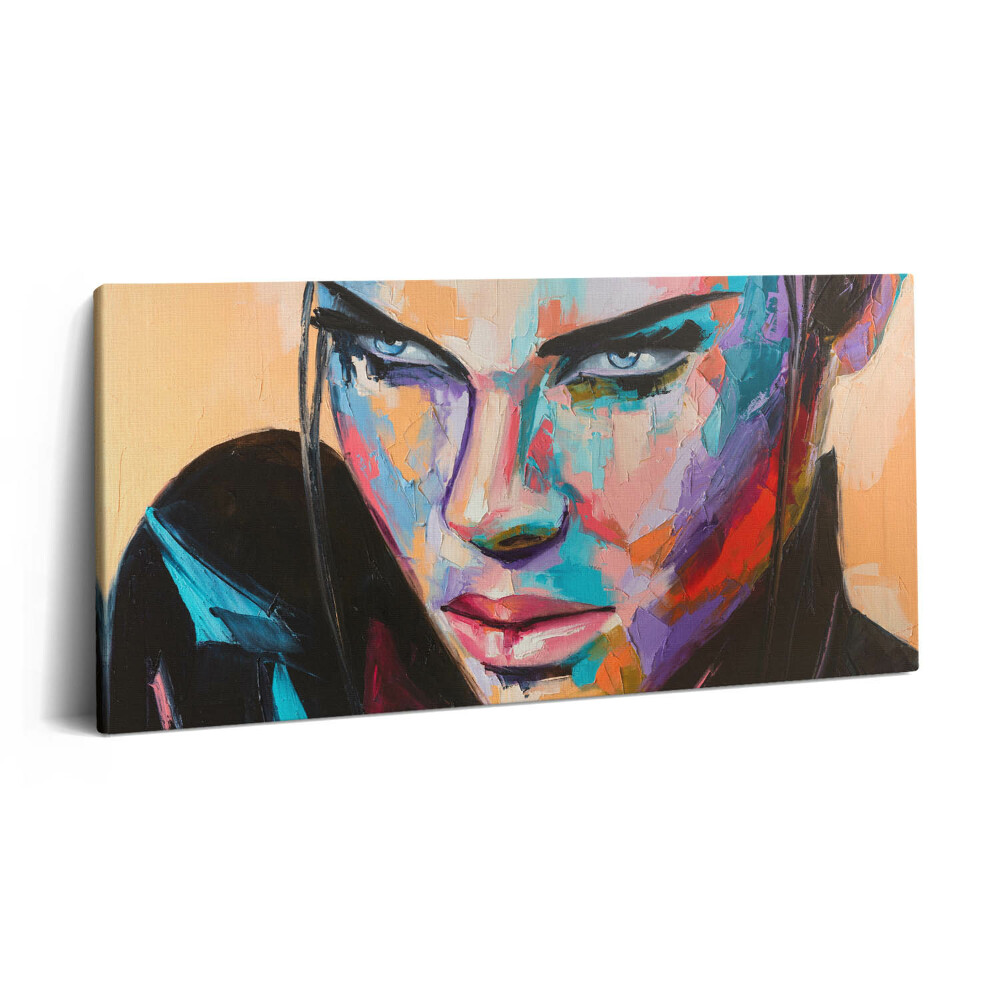 Vászonkép nyomtatás 120x60 Egy nő portréja