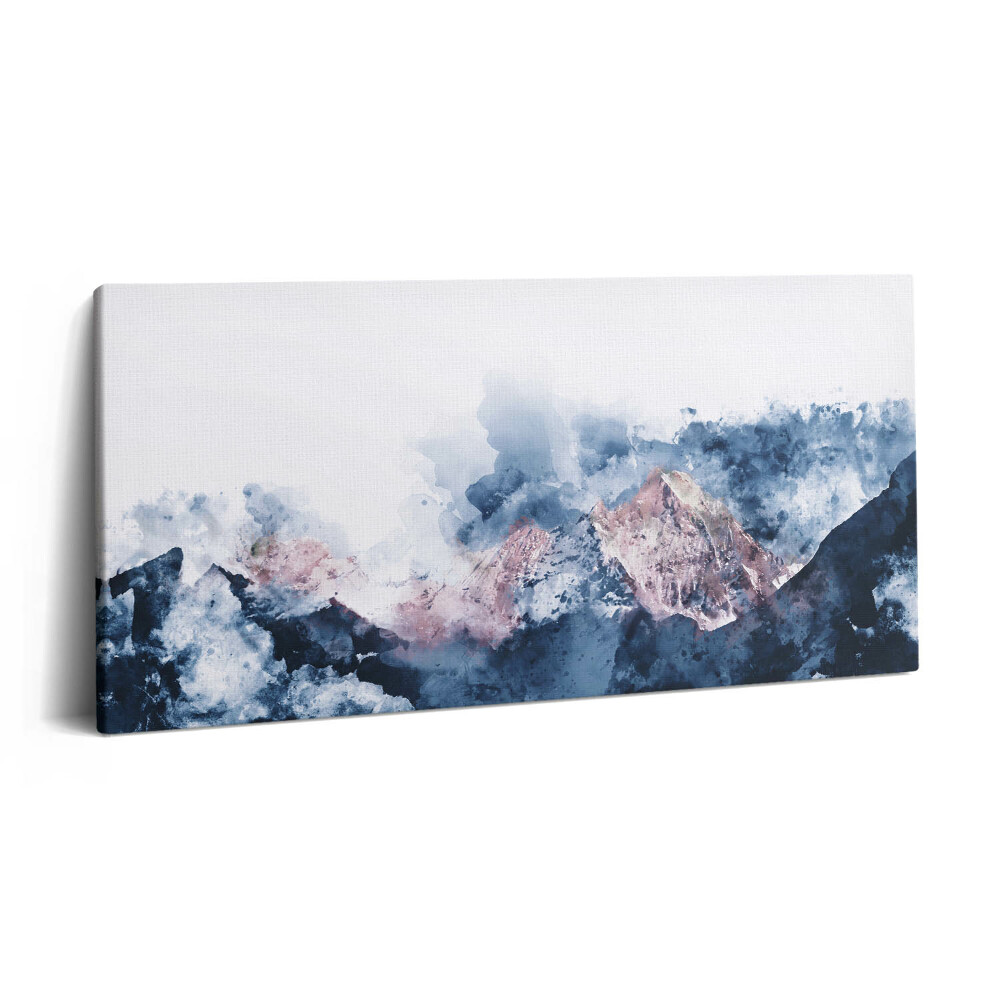 Vászonkép nyomtatás 120x60 Absztrakt hegyvonulatok