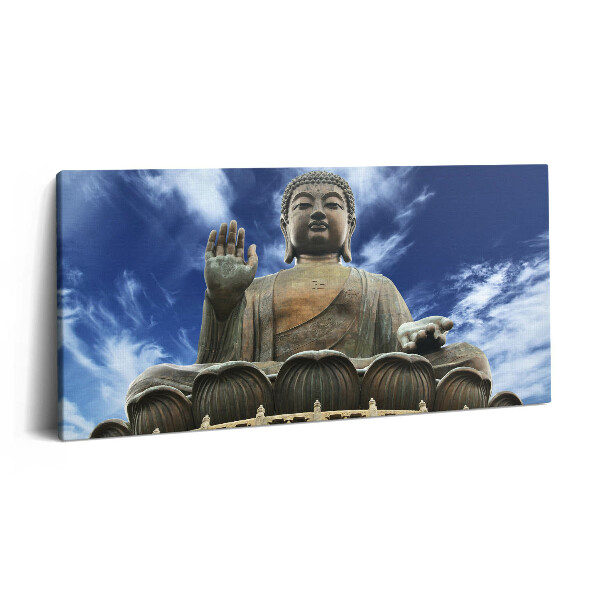 Vászonkép nyomtatás 120x60 Tian Tan Buddha Hongkongban