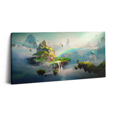 Vászonkép nyomtatás 120x60 Fantasztikus jelenetek kínai stílusban