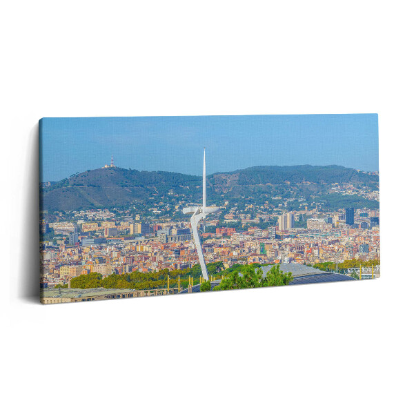 Vászonkép nyomtatás 120x60 Olimpiai park Barcelonában Katalóniában