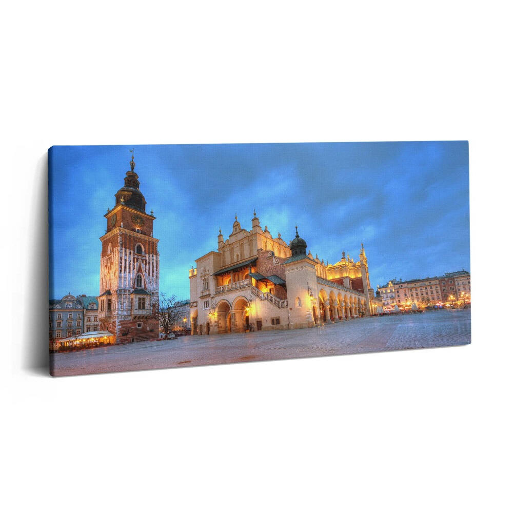 Vászonkép nyomtatás 120x60 Krakkó főtere