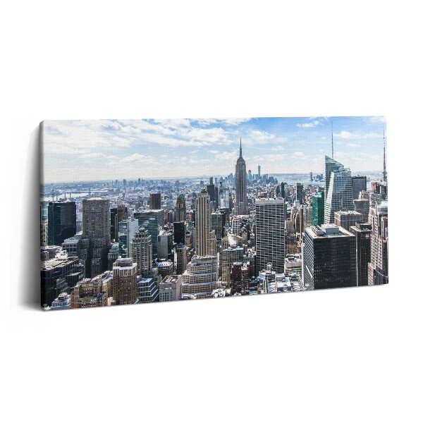 Vászonkép nyomtatás 120x60 Empire State Building New Yorkban
