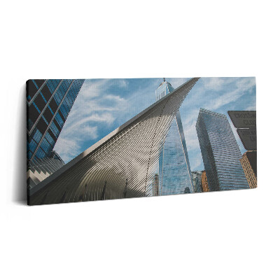 Vászonkép nyomtatás 120x60 Felhőkarcolók New Yorkban