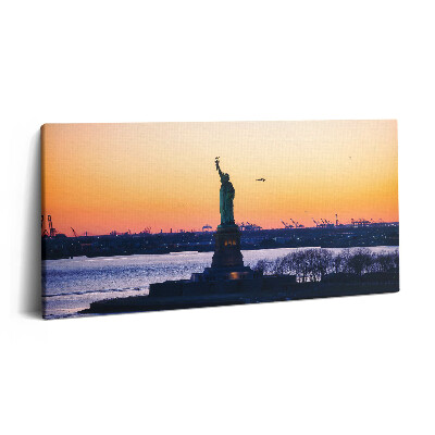 Vászonkép nyomtatás 120x60 Szabadságszobor New Yorkban