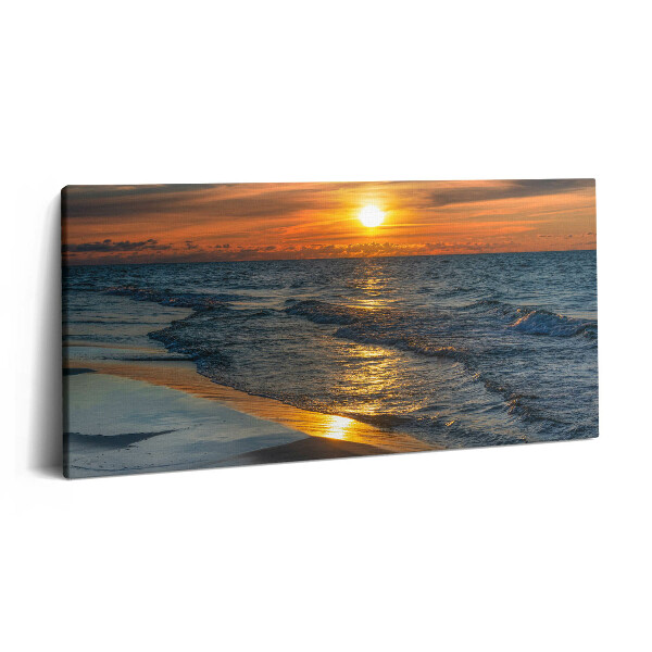 Vászonkép nyomtatás 120x60 Władysławowo Balti-tenger