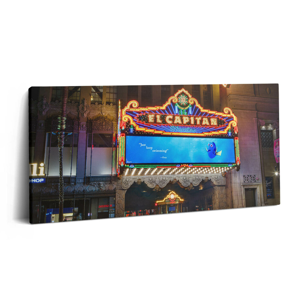 Vászonkép nyomtatás 120x60 Ej Capitan Színház Los Angelesben
