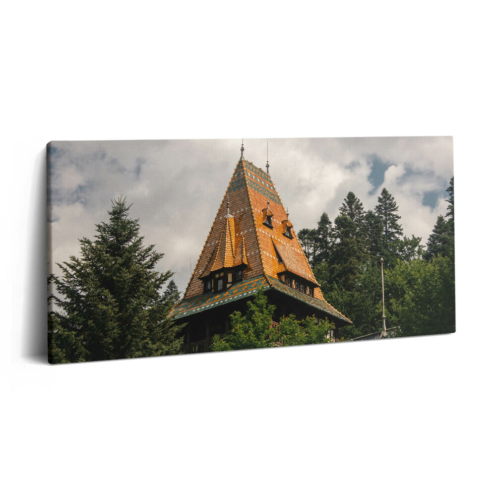 Vászonkép nyomtatás 120x60 Pelisor-palota Romániában