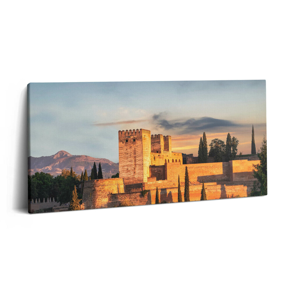 Vászonkép nyomtatás 120x60 Torre de la Vela erődje