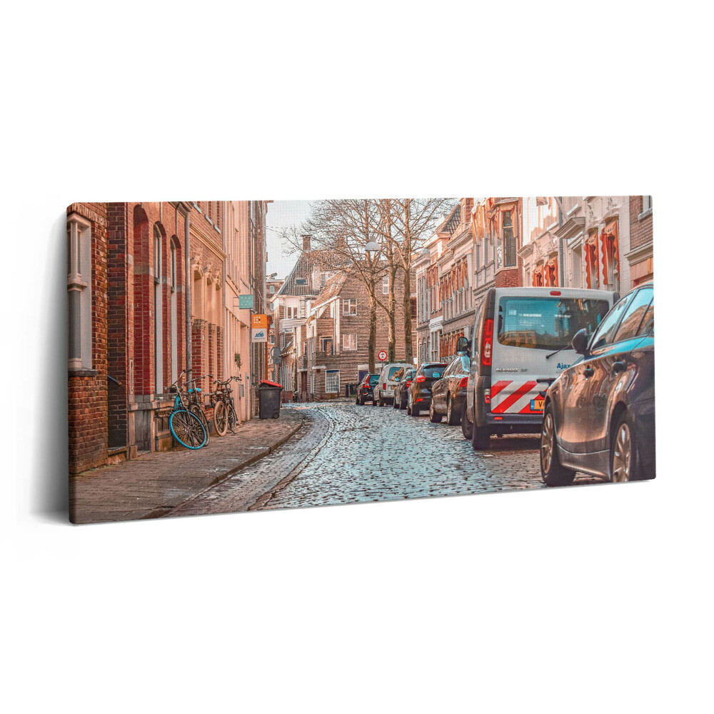Vászonkép nyomtatás 120x60 Városi utca