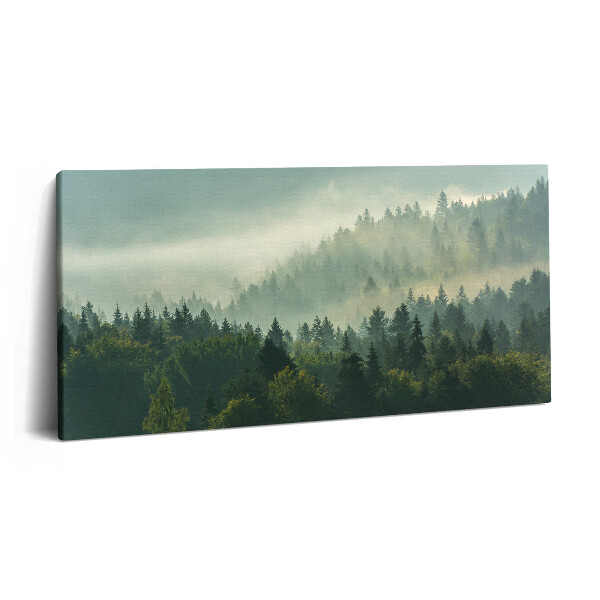 Vászonkép nyomtatás 120x60 Beszkidek napfelkeltekor