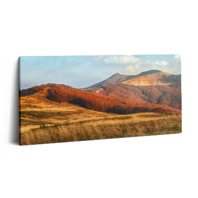Vászonkép nyomtatás 120x60 Őszi hegyi táj