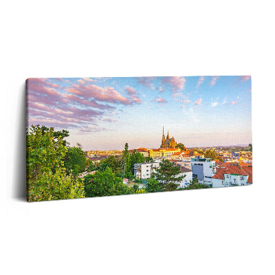 Vászonkép nyomtatás 120x60 Épületek Brno Csehország