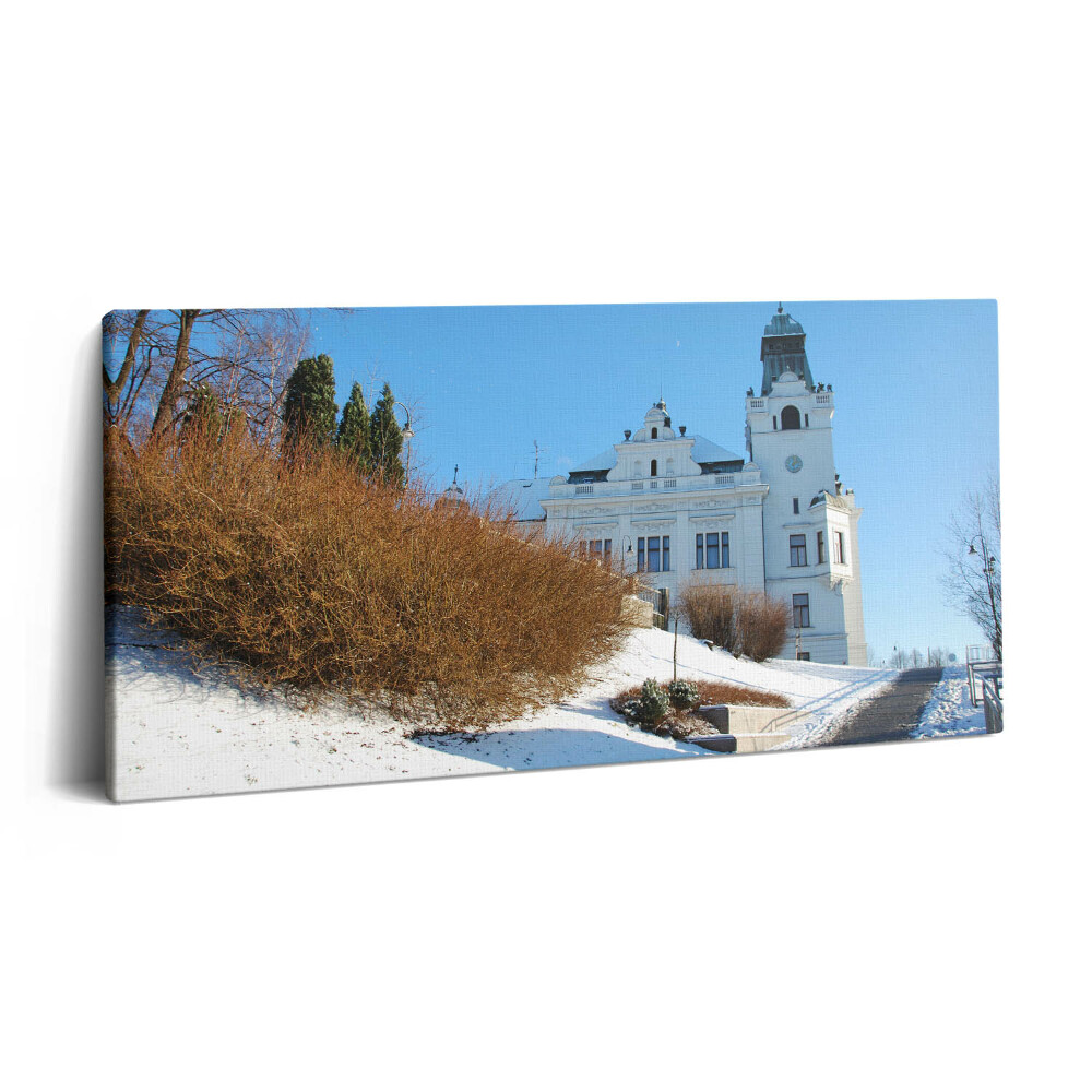 Vászonkép nyomtatás 120x60 Ostrava városa télen