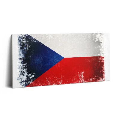 Vászonkép nyomtatás 120x60 Cseh zászló