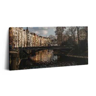 Vászonkép nyomtatás 120x60 Prágai panoráma