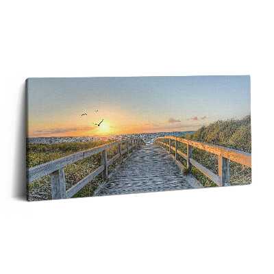 Vászonkép nyomtatás 120x60 Tengerparti nyaralás Németországban