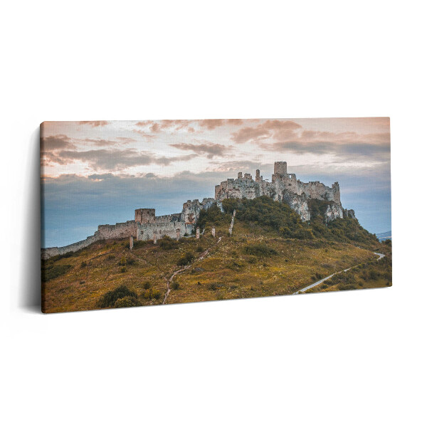 Vászonkép nyomtatás 120x60 Szepesi vár Szlovákiában
