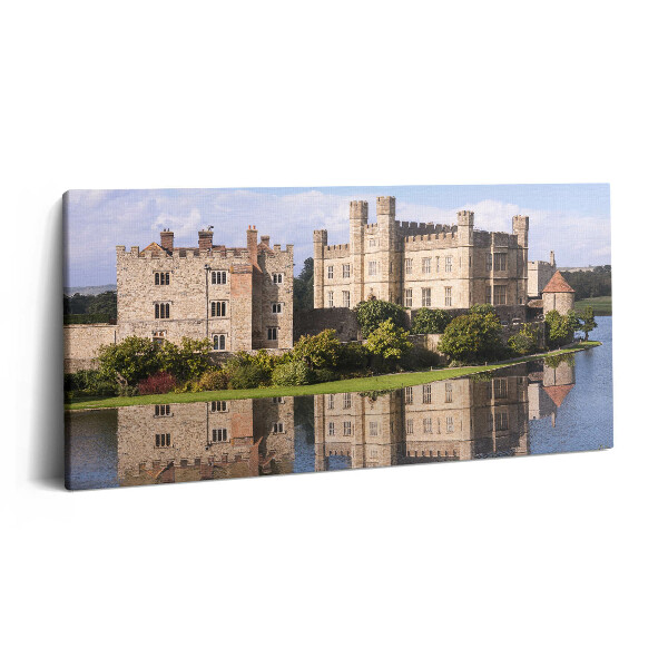 Vászonkép nyomtatás 120x60 Leeds várának citadellája