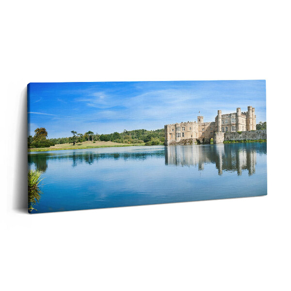Vászonkép nyomtatás 120x60 Leeds kastély Angliában
