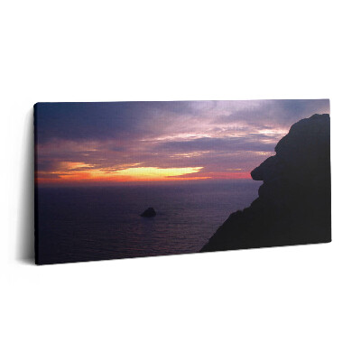 Vászonkép nyomtatás 120x60 Kőfej
