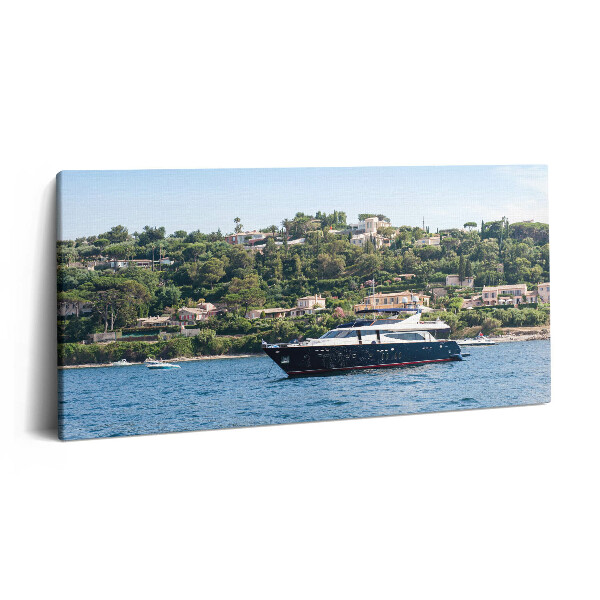 Vászonkép nyomtatás 120x60 Saint Tropez Provence-ban Franciaországban