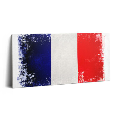 Vászonkép nyomtatás 120x60 Francia zászló