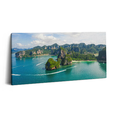 Vászonkép nyomtatás 120x60 Sziget Thaiföldön