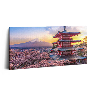 Vászonkép nyomtatás 120x60 Japán építkezés