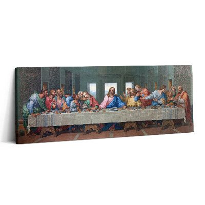 Canvas kép 125x50 Az utolsó vacsora Leonardo da Vinci