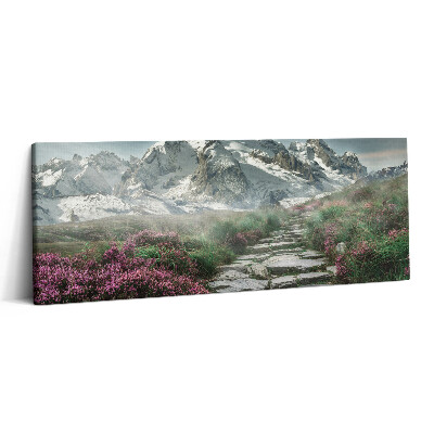 Canvas kép 125x50 Kőút a hegyekben