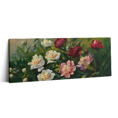 Canvas kép 125x50 Gyönyörű virágokat festettem